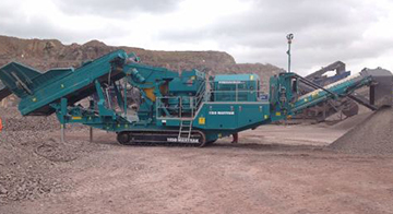 maxtrak-1150-cone-crusher-pre-screen-greywacke Maxtrak 1150 Cone Crusher and 1150 Pre-Screen processing greywacke