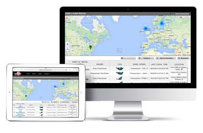 powerscreen-telematics-user-interface Powerscreen Pulse user friendly interface for machine monitoring
